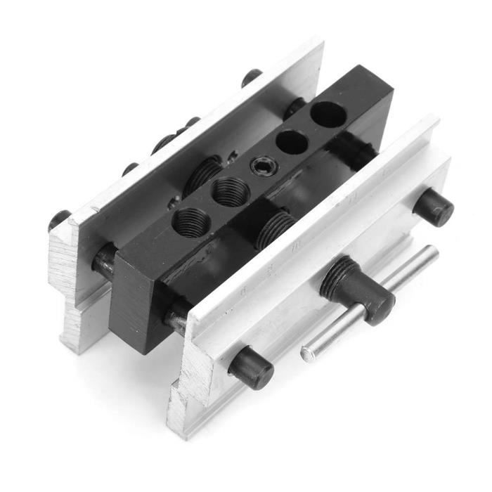 Gabarit De Défonceuse Aluminium 58x26mm Pour Serrure Porte 35mm - Bukimiseh (noir)