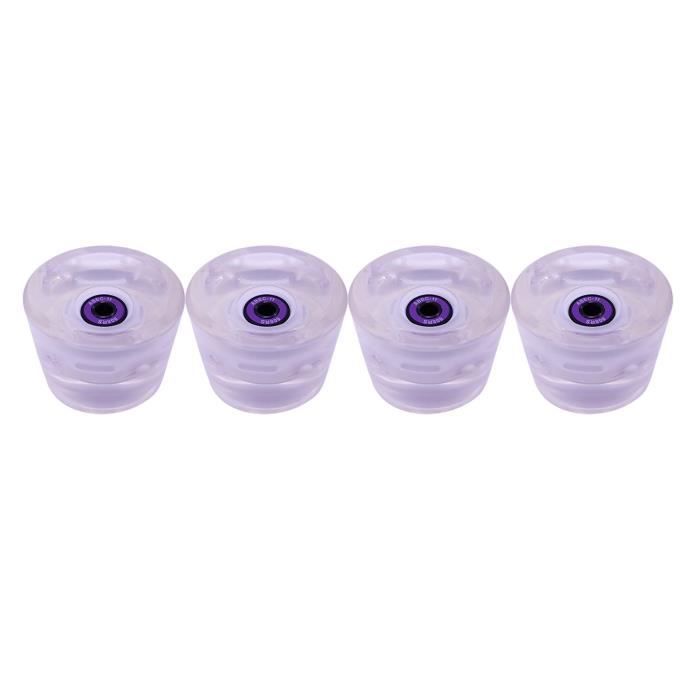 4 Roues LED FunTomia Pour Skate & Longboard - 65mm - Lumières Magiques Sans Piles !