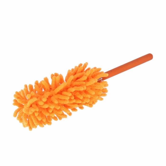 Plumeau En Plumes D'autruche - Manche En Bois - Antistatique, Réutilisable, Lavable - 34 Cm (13,4 Pouces)