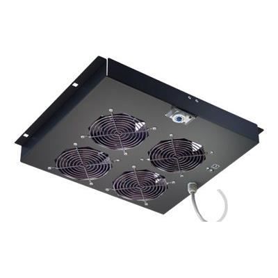 Intellinet 711203 - Tiroir ventilateur rack 19 4 ventilateurs thermostatisé 230V noir