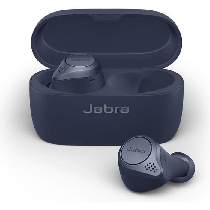 Jabra Active Elite 75t Écouteurs sans fil True Wireless Réduction active du bruit Marine - Reconditionné Jabra sur Cdiscount Seconde Vie