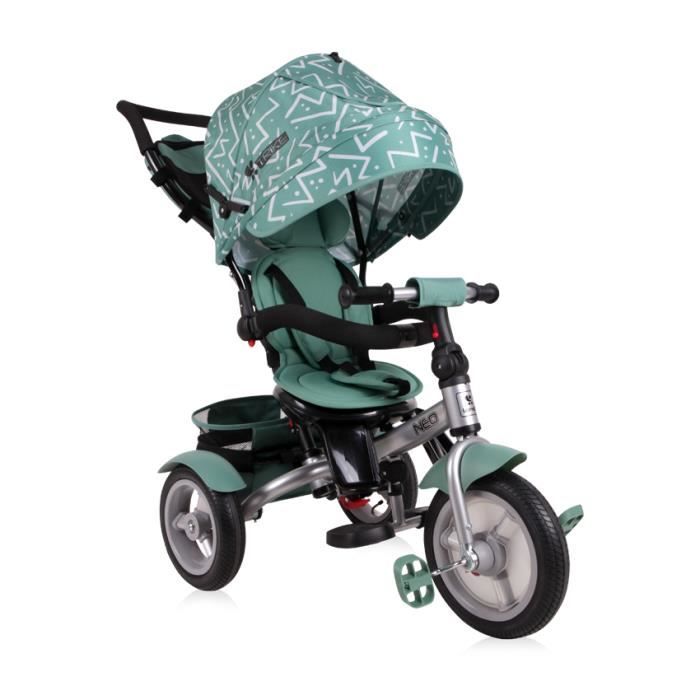 Tricycle évolutif pour bébé / enfant NEO AIR (roues gonflables) Vert