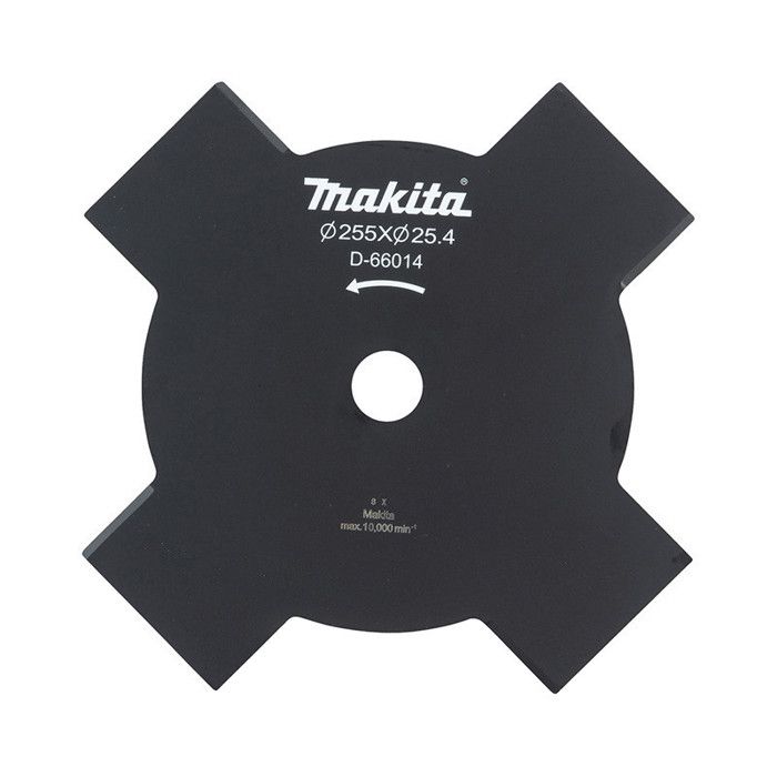 Lames 4 dents Ø255 mm pour débroussailleuse DUR368369 MAKITA D 66014 - vue 1