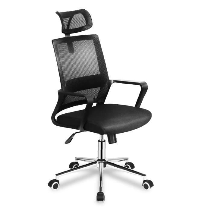 Chaise de Bureau - MARK ADLER - Manager 2.1 - Ergonomique - Tissu - Noir