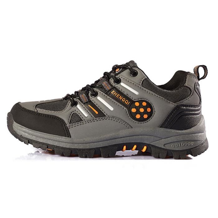 Chaussures De Randonnée Montantes Homme - Bottes Plein Air Imperméables Pour Sports Outdoor