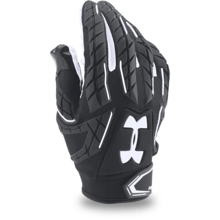 S Under Armour Gant de football am/éricain Under Armour F5 pour receveur Blanc Noir taille