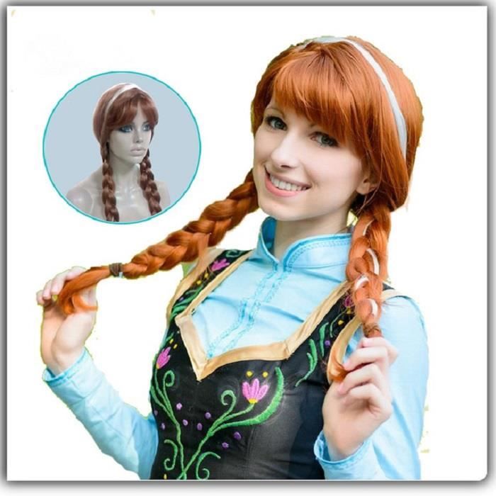 perruque anna et elsa