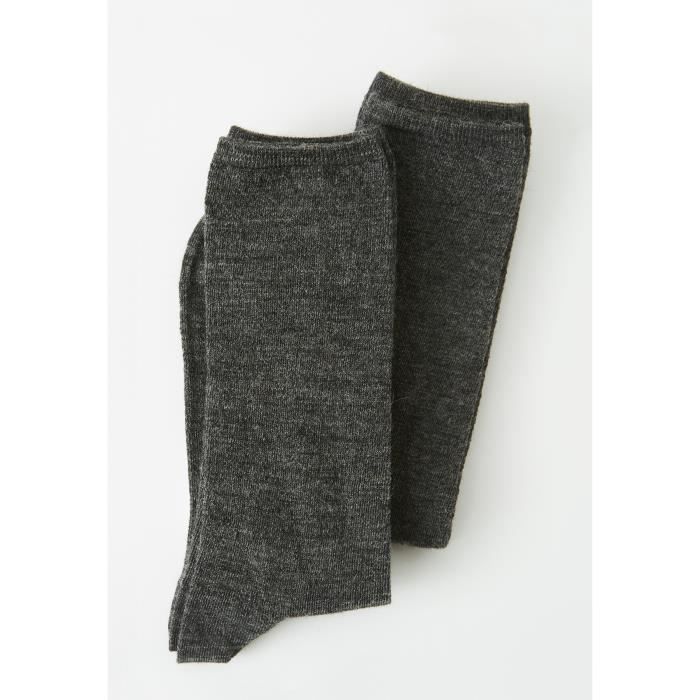 Lot De 3 Paires De Chaussettes Snocks Grises - Taille 43-46 - Pour Homme - Neuf Avec étiquettes