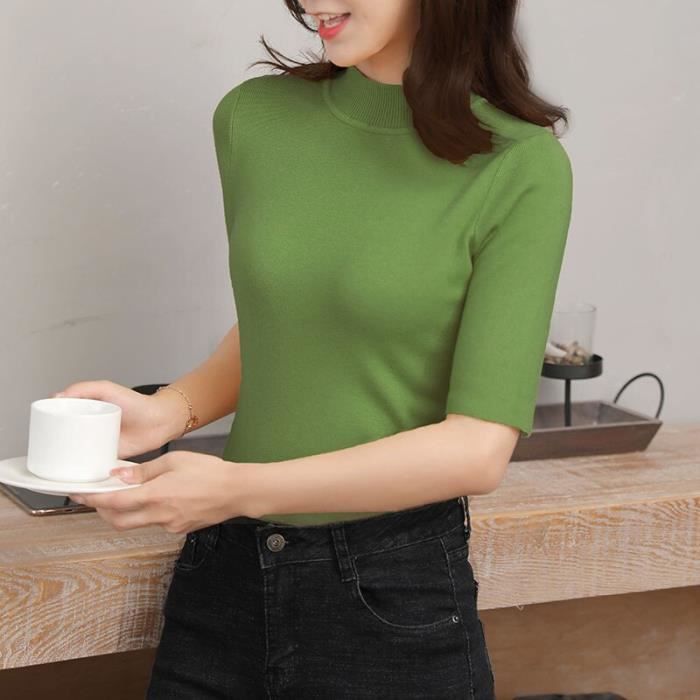 Type de col t online shirt femme