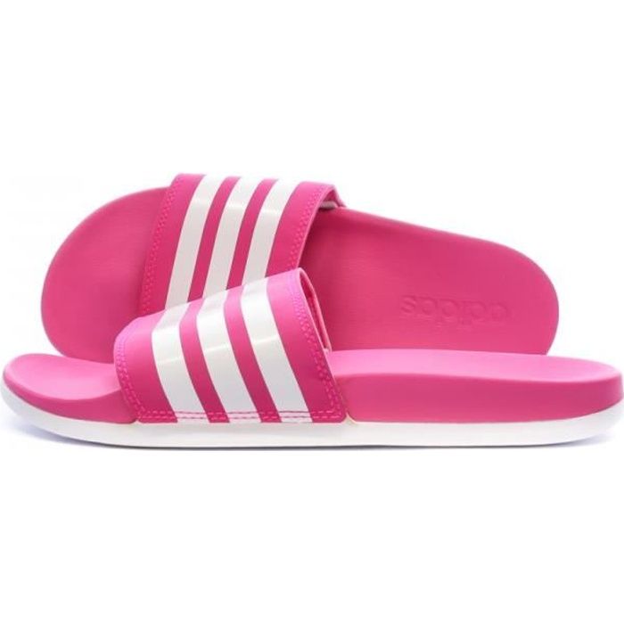 claquette femme adidas rose