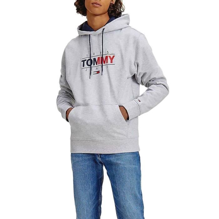 Sweat Tommy Jeans Graphic Gris pour Homme TOMMY JEANS Sweat