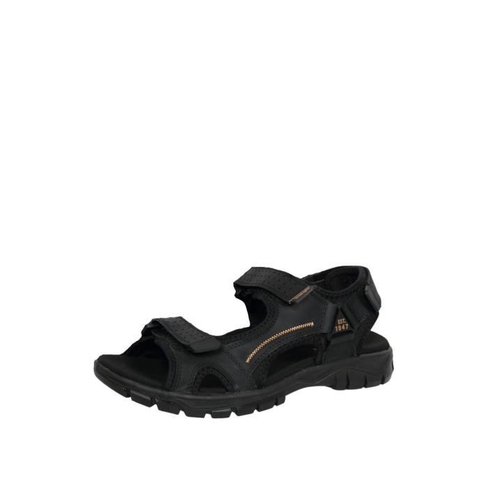 Sandales Homme Wrangler Cliff Ref 56828 Noir Noir Cdiscount Chaussures