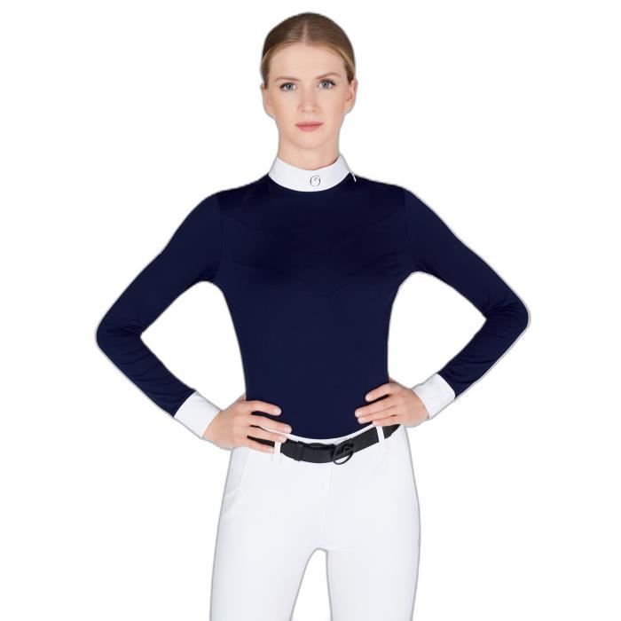 Polo d'équitation de compétition femme Vestrum Caracas - bright blue - XL Bright blue