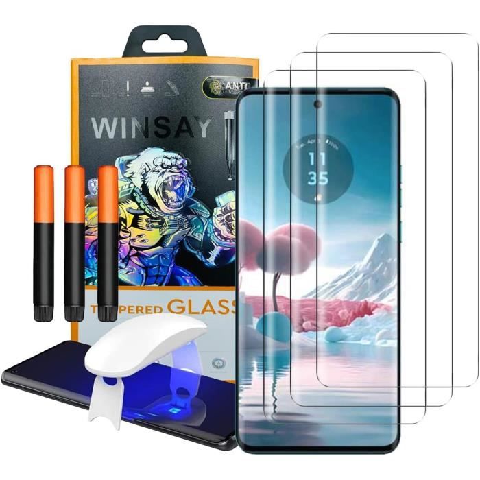 Compatible HONOR Magic5 Lite 5G - 3 Films Protection écran Verre Trempé