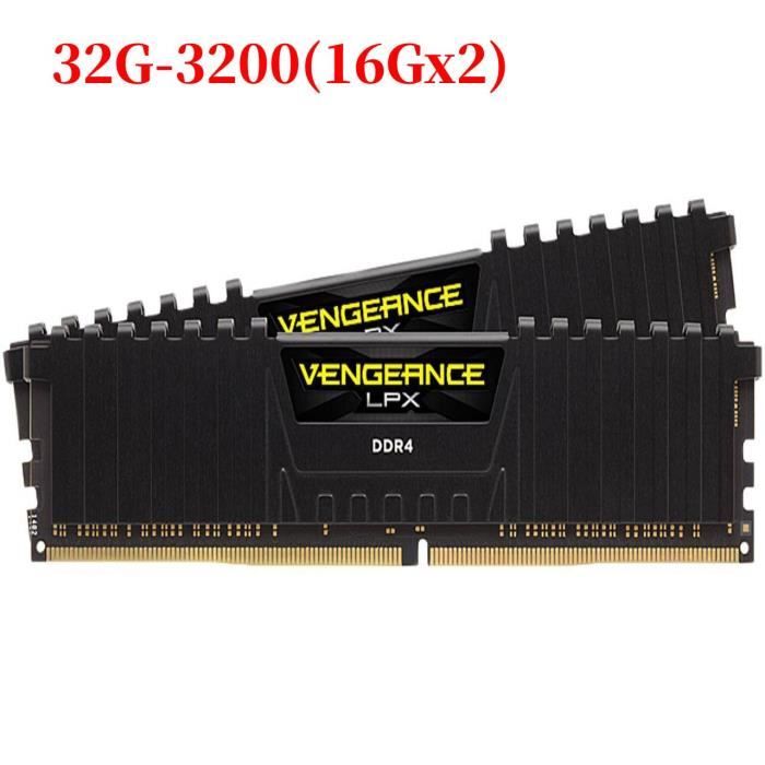 Kit Mémoire RAM Corsair Vengeance LPX DDR4 16Go (2x8Go) 2666/3200 MHz - Neuf