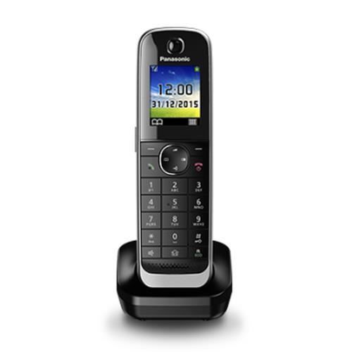 Panasonic Mobilteil KX TGJ310320322323 inkl.Ladeschale schw - vue 4
