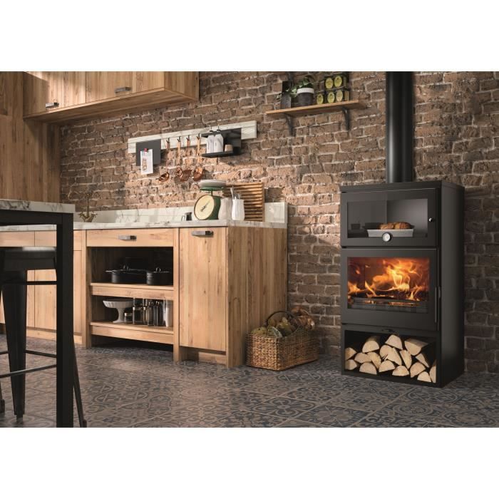 Poêle à bois PANADERO Zamora Ecodesign 7 1 kw Bûches 50 cm