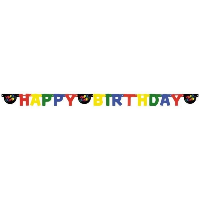 Guirlande Joyeux Anniversaire Hb Cdiscount Maison Guirlande Joyeux Anniversaire Hb Cdiscount Maison