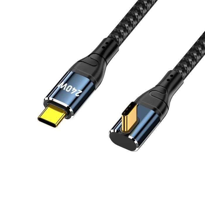 Câble USB C vers Type C 100 W 3M,Câble Charge Rapide Alimentation