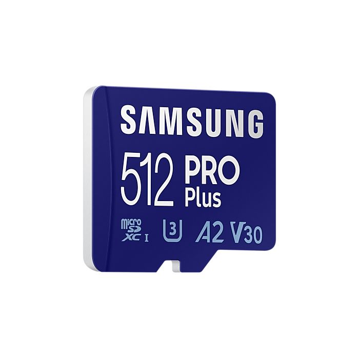 Samsung Pro Plus MB-MD512KA/EU Carte mémoire microSDXC UHS-I U3 160 Mo/s Full HD & 4K UHD avec Adaptateur SD 512 Go