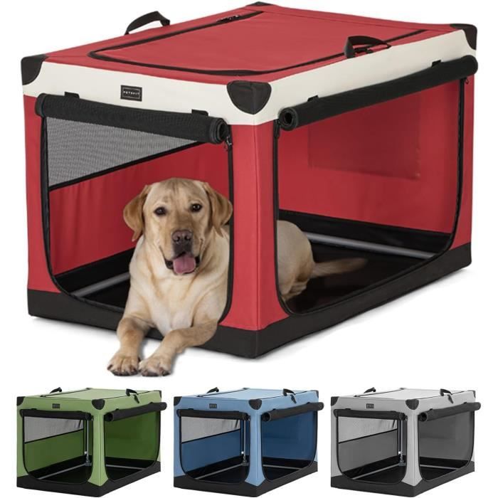 50 x 34 x 36 cm Caisse transport chien chat pliable portable voiture box sacoche sac pour petit