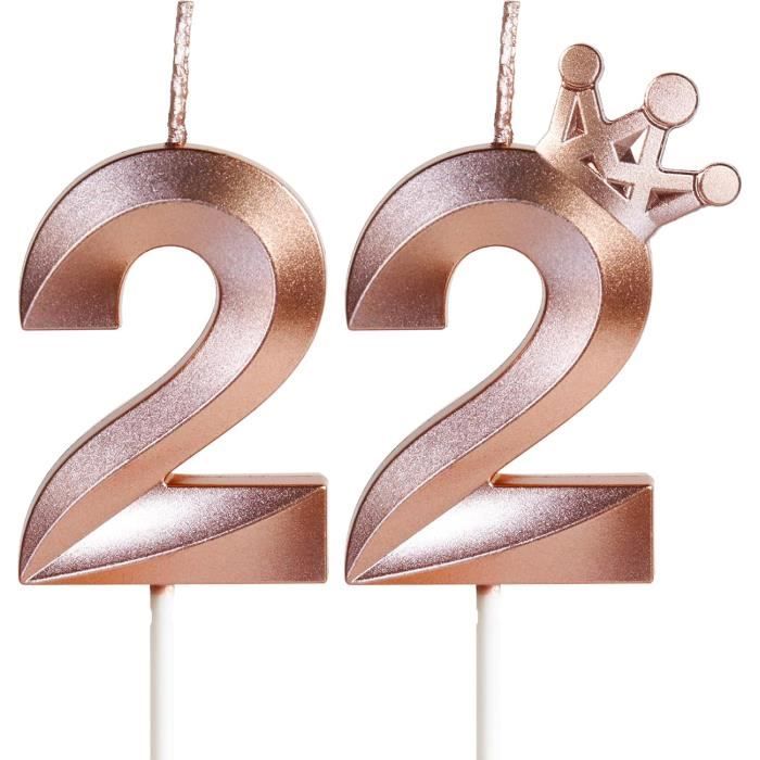 Lot De 6 Bougies D'Anniversaire En Forme De Chiffre 4 - Décoration D