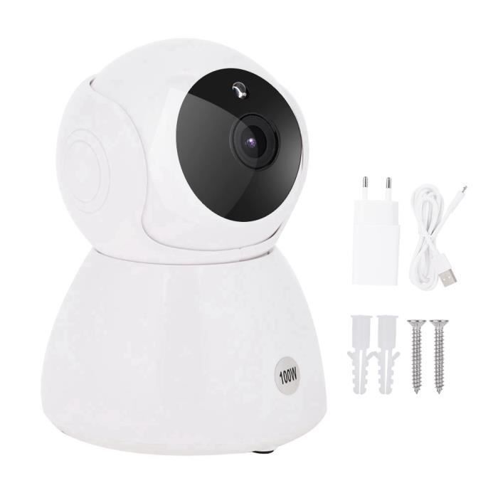 Caméra De Surveillance Extérieure Et Intérieure Full HD 1080p Sans Fil WiFi Panneau Solaire