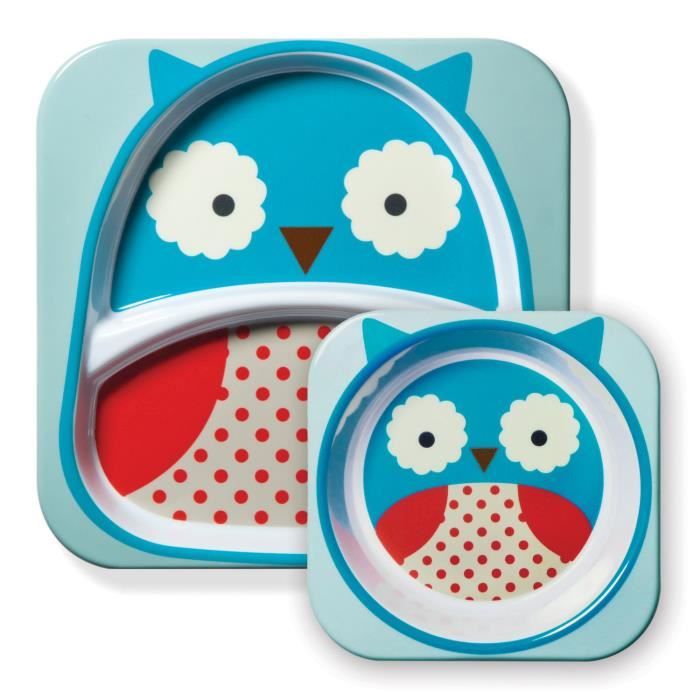 Skip Hop Kit Assiette Bol Hibou Cdiscount Puericulture Eveil Bebe