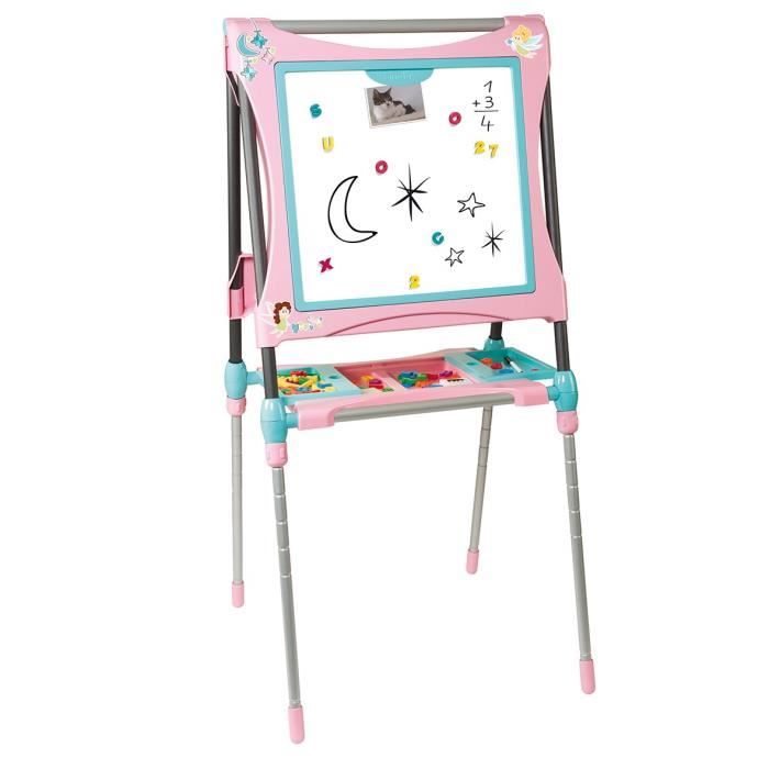 SMOBY Tableau Evolutif Double Face +80 Acs Rose - Cdiscount Jeux - Jouets