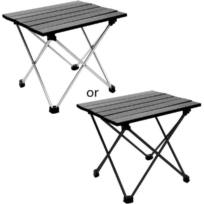 Table Pliante D’extérieur En Aluminium – Ultra Légère Pour Randonnée, Camping, Pêche - 10