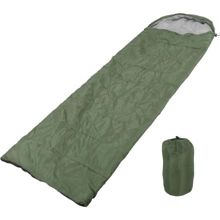 Sac De Couchage BISINNA En Enveloppe – Ultraléger 680 G, 2 Saisons, 190x75 Cm, Compact 30x16 Cm, été 15-25°C