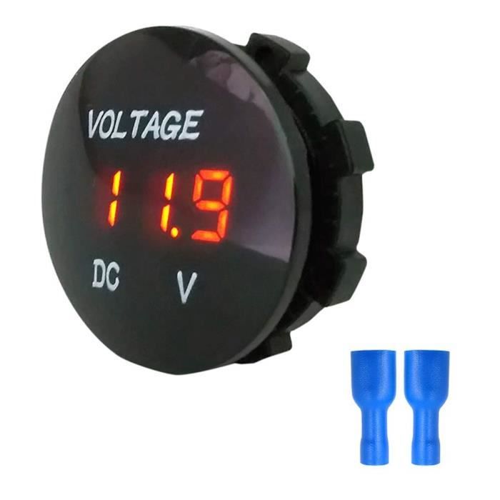 Asudaro Testeur De Voltmètre De Voiture DC 5-48V, Moniteur De