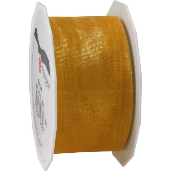 Rouleau Ruban Organza Bleu Royal C.E. Pattberg - 25m X 40mm - Pour Emballage Cadeaux & Décoration De Fête