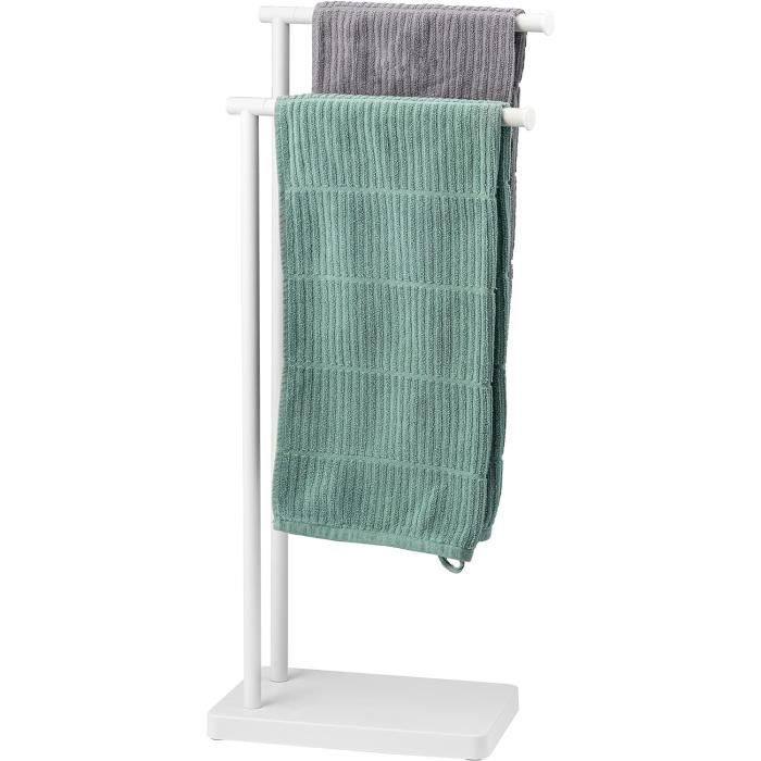 Porte-serviette sur pied NOVELLINI en laiton chromé repliable