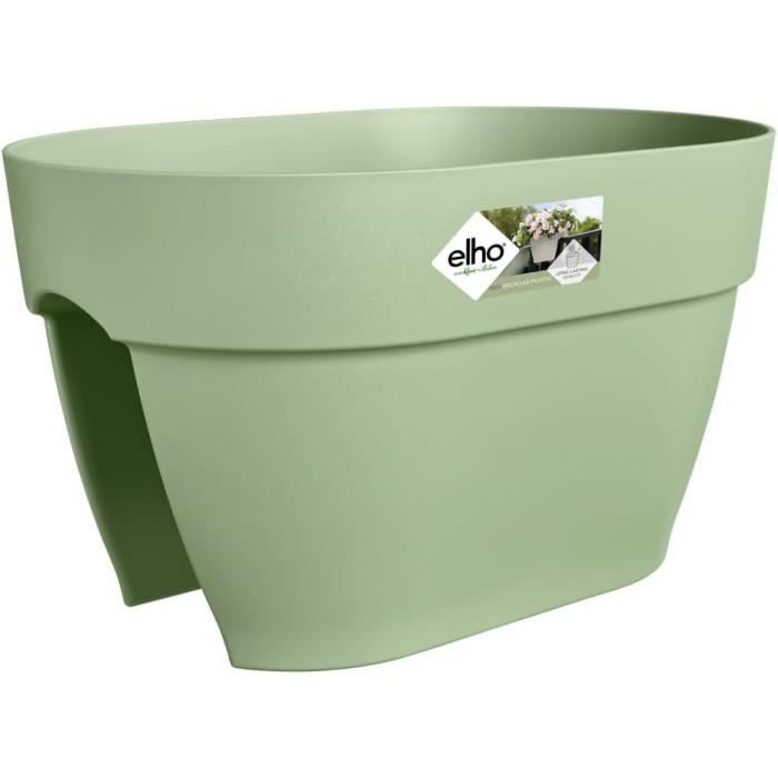 Pot De Fleurs - Vibia Campana Easy Hanger Medium - Vert Pistache Balcon Exterieur L 24 1 X W 36 X H 26 5 Cm