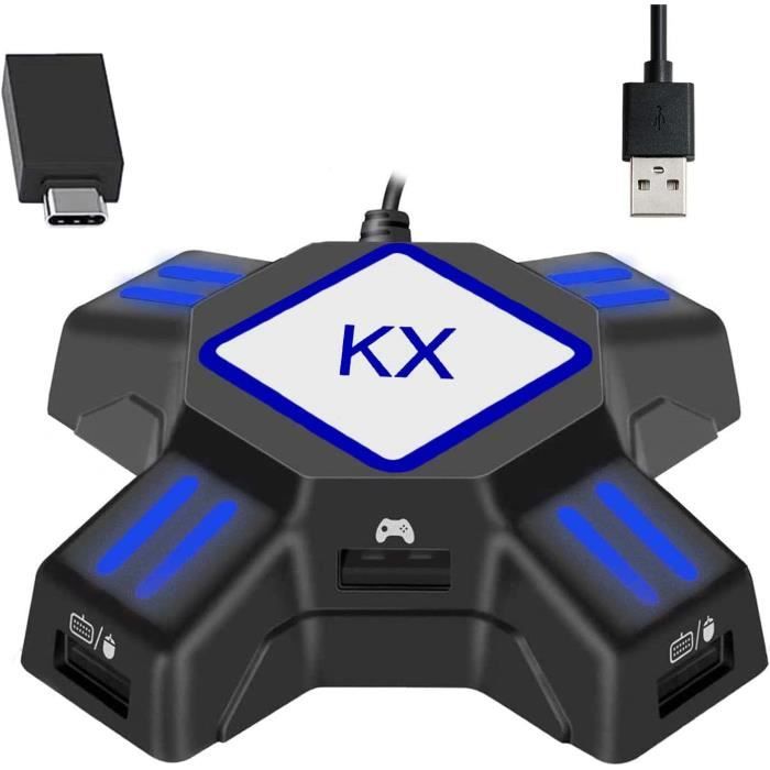 Achetez KX Clavier et Convertisseur de Contrôleur D'adaptateur de Souris  Pour Nintendo Switch Xbox One PS4 PS3 de Chine
