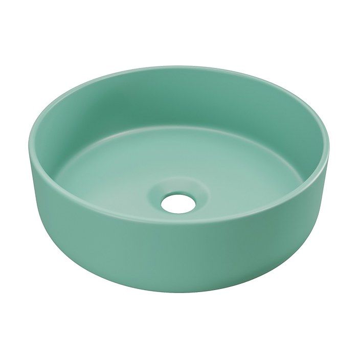 Lavabo Da Appoggio Tondo 37,5x37,5x13,5 Nero Opaco | Tirreno - 9