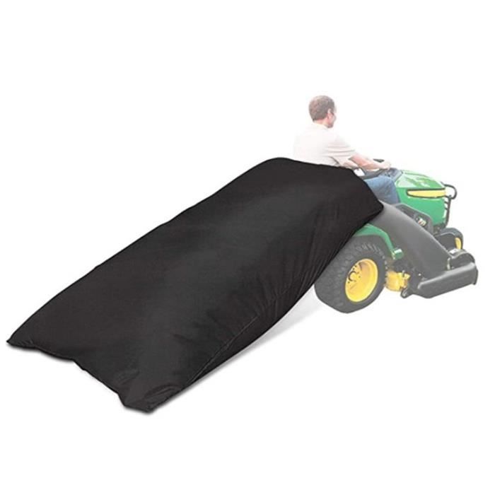 Sac De Ramassage De Feuilles Pour Tracteur à Gazon 243,8 X 142,2 Cm - Pliable, Robuste Et Grande Capacité