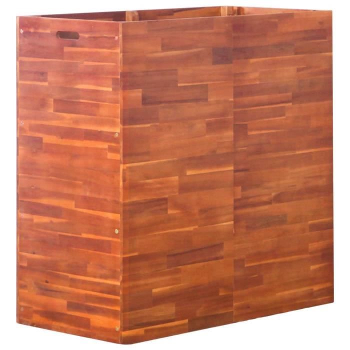 Jardinière Lit Surélevé De Jardin 100x50x36 Cm Acier Corten WVGQ6713