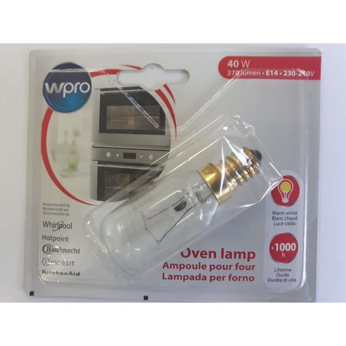 Ampoule de four - WPRO - T29-40W E14 300°C