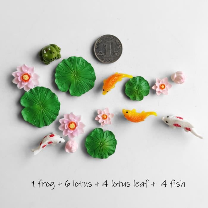 Lot De 10 Mini Poissons En Plastique Pour Décoration Maison De Poupée - Accessoire Miniature