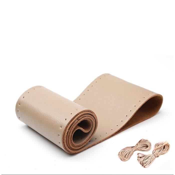 Couvre Volant Universel XL Pour Fourgons Et Camions - Simili Cuir Noir Antidérapant
