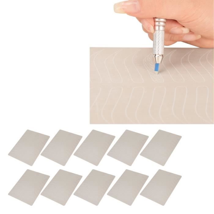 5 Pièces Peau D'entraînement Pour Tatouage - Silicone Souple 3mm Double Face