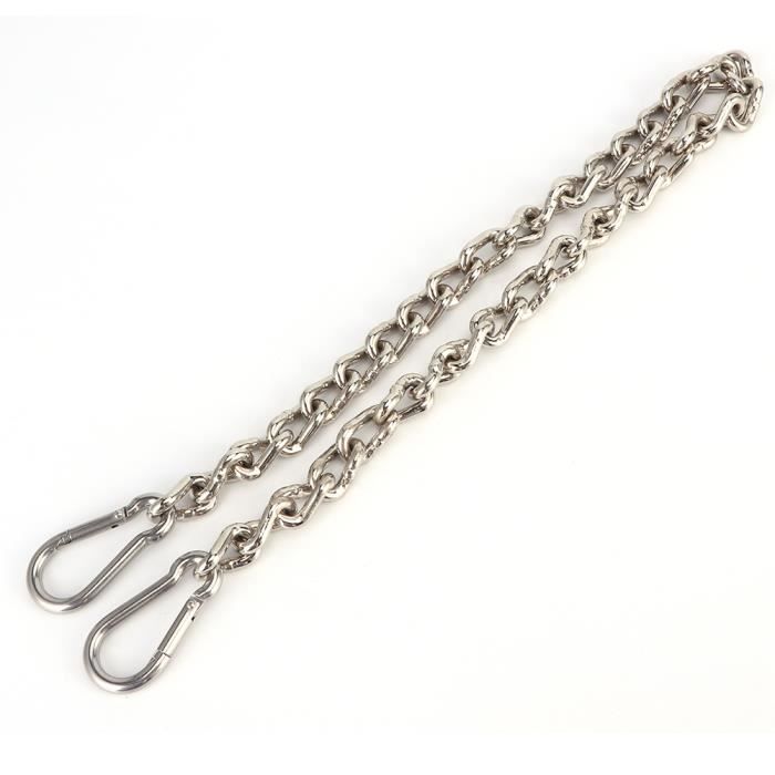 AANKA 2X 50c Chaîne de Chaise Suspendue 230kg - 4 ousquetons