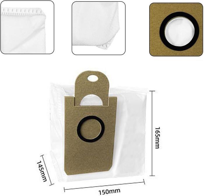 Lot De 4 Sacs à Poussière De Rechange Pour Aspirateur Robot Laresar L6 Nex - Entretien Facile