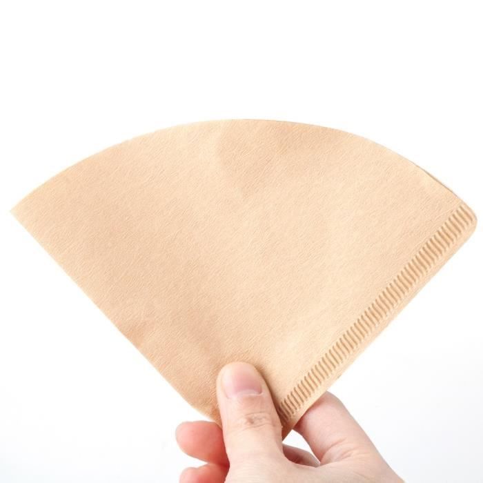 100 Filtres à Café Taille 101 En Papier Non Blanchi - Filtres Jetables QUARKZMAN