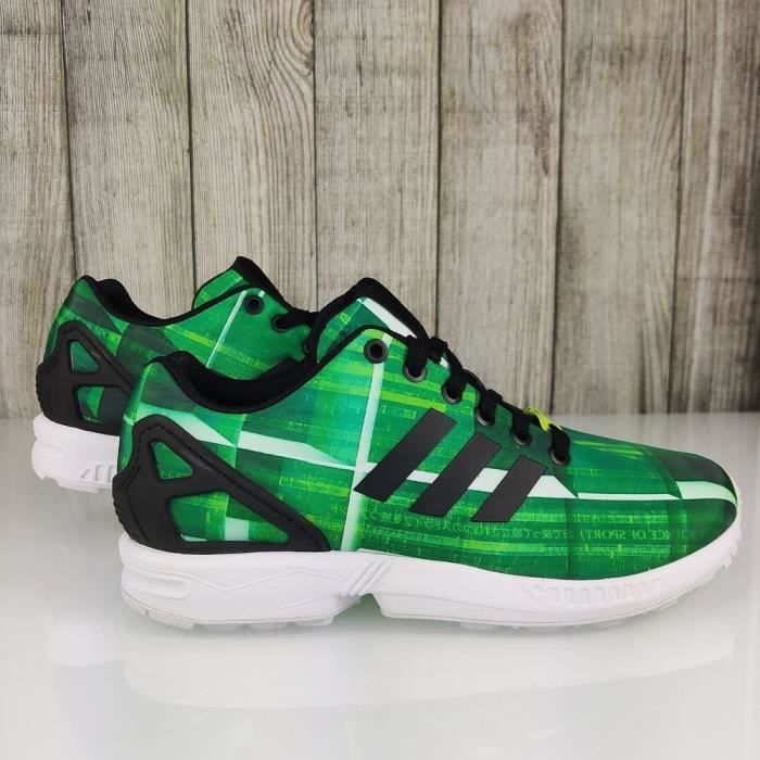 Zx flux top adidas vert
