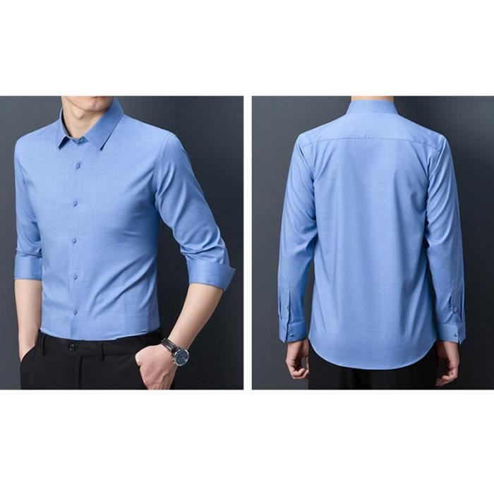 HUK Chemise De Pêche à Manches Longues Pour Homme Protection Solaire Bleu Glacier