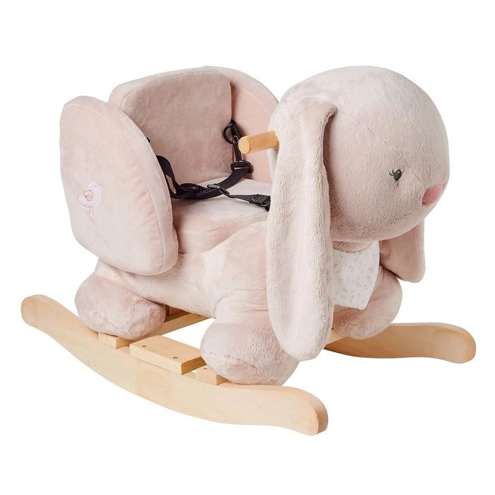 Bascule Lapin Beige NATTOU Alice Pomme Blanc Mixte 65x34x45 cm Enfant Cdiscount Jeux Jouets