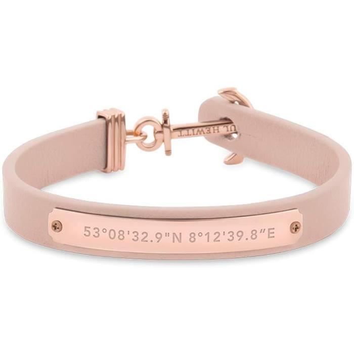 PAUL HEWITT Bracelet Signum coordonn es Ancre Cadeau Femme Rose